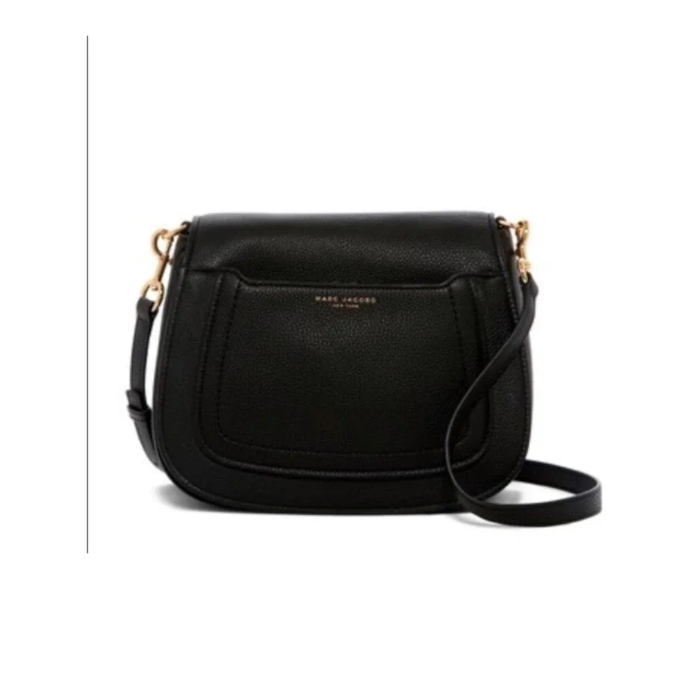 Marc Jacobs Empire City Black Leather Crossbody Bag